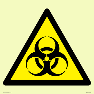W009 Warning: Biological hazard